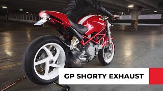 Ducati Monster S2R 800: Shorty GP Exhaust VICIOUS Sounds!