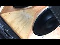 infinite baffle free air sub install in car