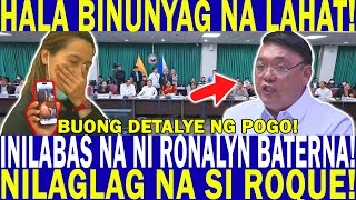 HALA INILABAS NA NI RONALYN BATERNA! BINUNYAG LAHAT BUONG DETALYE NG POGO! NILAGLAG NA SI ROQUE!