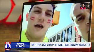 NYC protests over BYU Honor Code
