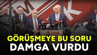 Ümit Özdağ, Numan Kurtulmuş görüşmesine bu soru damga vurdu! İşte o anlar...