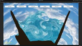 2D Grid-Based Foam & Spray with Voronoi Tracking