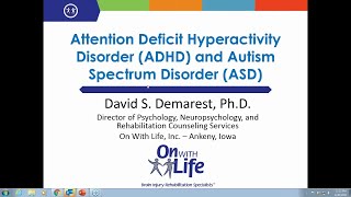Attention Deficit Hyperactivity Disorder (ADHD) & Autism Spectrum Disorder (ASD)