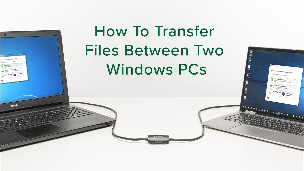 How To Transfer Files Between Two Windows PCs - YouTube