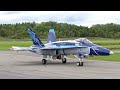 4k rcaf cf 18 hornet demo team aero gatineau ottawa 2024