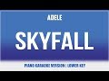 Skyfall (Piano Version) (Karaoke Lower Key) - Adele