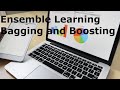 Ensemble Learning - Bagging and Boosting in Python (Diabetes data) | Machine Learning