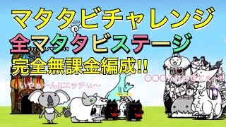 マタタビチャレンジ   にゃんこ大戦争    全マタタビステージ完全無課金編成     マタタビフェスティバル