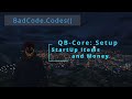 How to QB-Core: Starter Items and Money