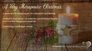 6 Hours of the Most Relaxing Holiday Harp Music | Celtic Harp and Candles for Comfort this Christmas