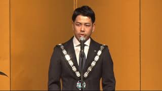 岡山青年会議所　特別会員・現役会員合同新年式典（2021年1月13日）