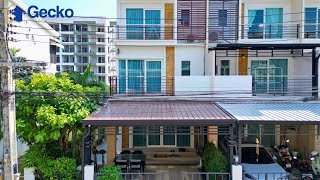 3 Bed Townhome In Supalai Ville South Pattaya For Sale 4.9m Baht