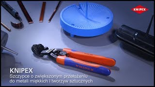 KNIPEX Szczypce o zwiększonym przełożeniu do cięcia płaskiego 72 62 200