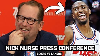 Nick Nurse Says Tyrese Maxey is an All-Star After 43pt Game vs Lakers