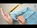 204. diy crochet sweater tutorial by changmy hướng dẫn móc áo len kẻ sọc tay bồng đơn giản