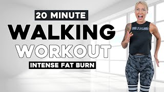Fast Walking in 20 Minutes Fat Burning Walking Workout at Home