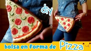 Como hacer un Bolso Pizza 🍕Facil-Diy pizza bag