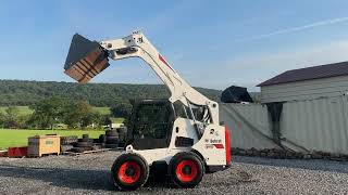 2021 Bobcat S740 M Series Skid Steer Loader Cab Heat Air 2 Speed 291 Hours 74HP For Sale Mark Supply