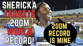 Shericka Jackson Ready To Bring 200m World Record Home To Jamaica!