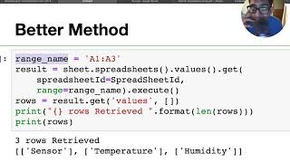 Google SpreadSheet Api with Python #4
