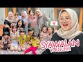 BUNDA & LEIKA KEDATANGAN BANYAK YOUTUBER! ADA BABY DINAR, DISTA, QAIREEN CHALLENGE MAKAN SATU WARNA