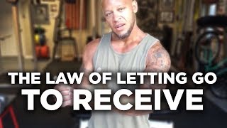The LAW Of Letting Go To Receive (Clip From My Live Workout)