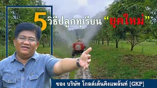 5 วิธีปลูกทุเรียน “ยุคใหม่” ของ บริษัท GKP