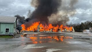 Maine lumber mill explosion kills firefighter, leaves several in critical condition
