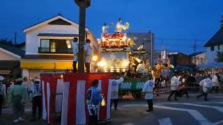 成田山車まつり　成田市制施行70周年記念　仲之町の山車が坂を駆け上がる令和6年4月28日