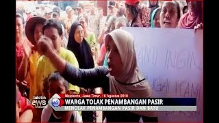 Puluhan IRT di Mojokerto Gelar Unjuk Rasa Tolak Penambangan Pasir dan Batu - BIM 16/08