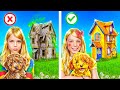 We Build a Tiny House for Dog! Miss Circle vs Miss Delight! Paper Education vs Poppy Playtime