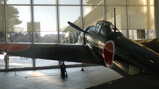 【4K】靖国神社遊就館で零戦などを撮影。Video of Zero Fighter and  other weapons at museum of Yasukuni Shrine.