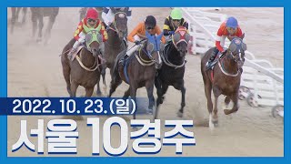 (서울)22.10.23.10R 여기가 승부처! 4코너에서 귀신같이 빈틈 파고든 좋은관계