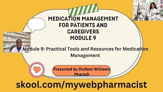 Module 9 Practical Tools and Resources for Medication Management