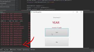 Java Voice Recognition Test