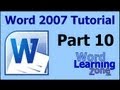 Microsoft Word 2007 Tutorial - part 10 of 13 - Using the Clipboard