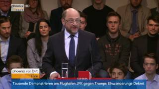 Antrittsrede von Martin Schulz auf der Jahresauftakt-Klausur des SPD-Parteivorstandes am 29.01.2017