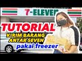 tutorial on how to send goods between seven eleven using a freezer in Taiwan