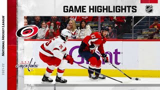 Hurricanes @ Capitals 3/3 | NHL Highlights 2022