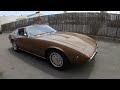 1970 maserati ghibli 4.9 ss coupe start up u0026 walk around