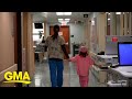 Six-year-old cancer survivor and nurse share a special bond l GMA