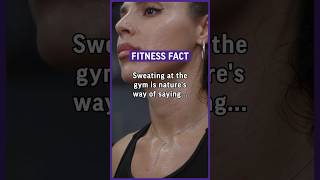 Sweating at the gym is nature’s way of saying… #facts #psychology #fitness #fitnessfacts #funny