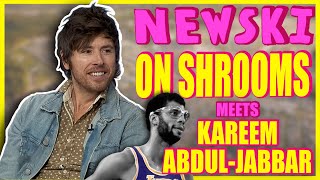 Newski on Mushrooms meets Kareem Abdul-Jabbar (Brett Newski on WGN Chicago News)