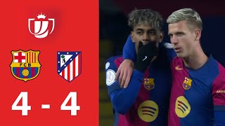 FC Barcelone contre Atlético Madrid (4-4) RÉSUMÉ | Coupe du Roi 2025 | Match RÉSUMÉ aujourd'hui !