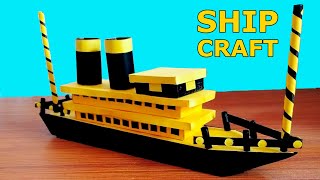 How to make Paper Ship | Titanic Ship Model Using Paper | Cruise Ship Craft