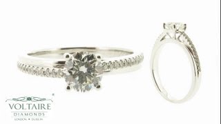 Engagement Ring Offset Style - ER 1119