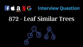 872 Leaf Similar Trees 🔥🌲🌲 | Binary Trees | Leetcode