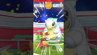 ポケモンGO レイドバトル　VS色違いアローラサンド