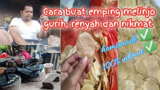 CARA MEMBUAT EMPING MELINJO RENYAH, GURIH DAN NIKMAT. ||DAILY VLOG INGSUN CHANNEL||