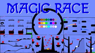 24 Marble Race EP. 48: Magic Race (by Algodoo)